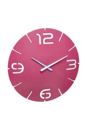 TFA 60.3047.12 Quartz Wandklok roze