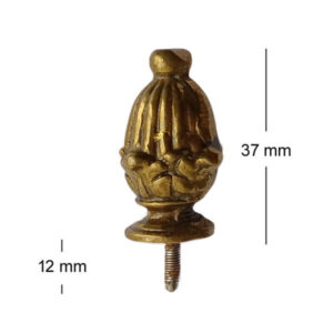 51 messing knopje
